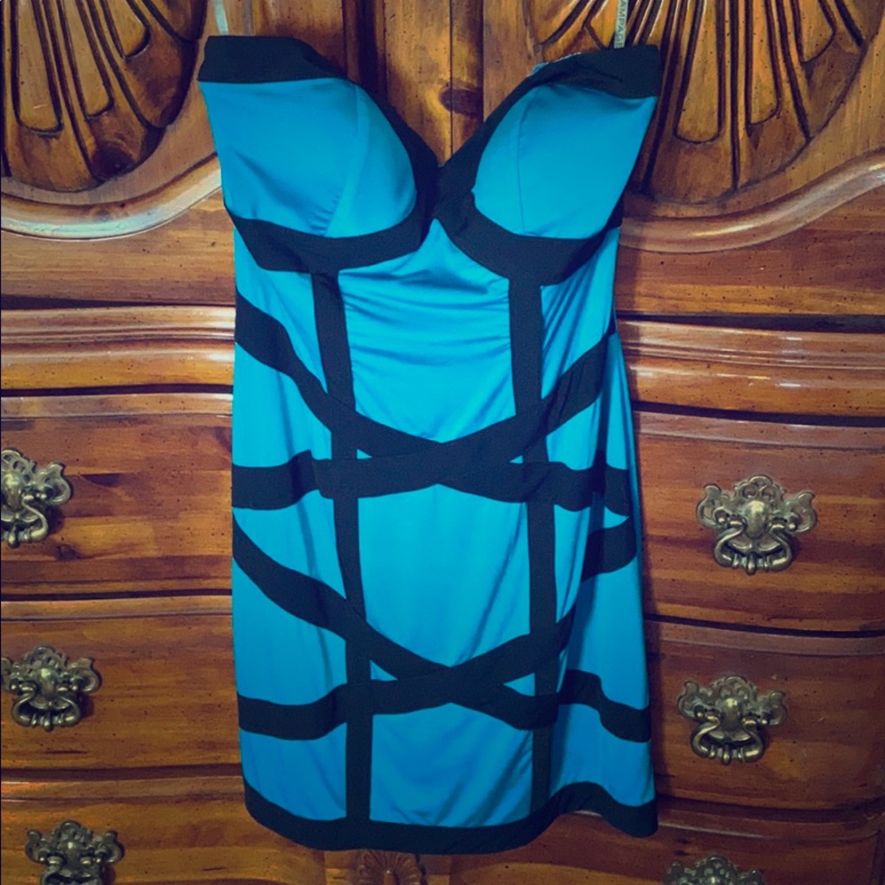 Rampage strapless mini dress